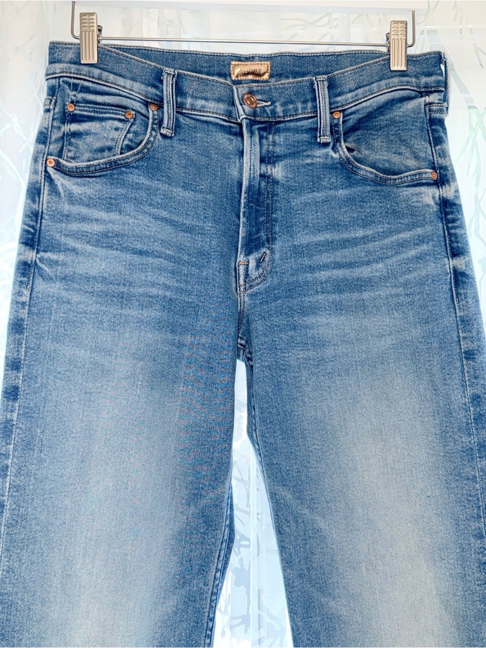 MOTHER BOOKIE SNEAK EYE OF THE TIGER BLUE JEANS - Picture 3 of 11